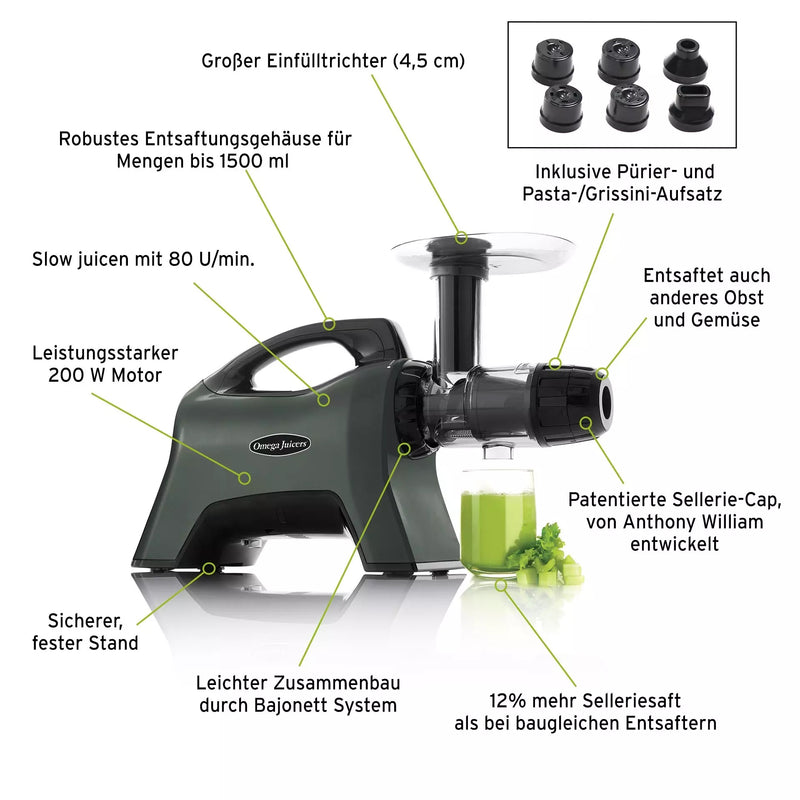Omega Juicers MM1500 Sellerieentsafter